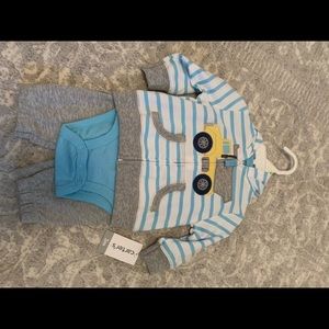 Carter’s construction sweat jacket 3 piece